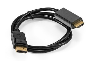 Кабель DisplayPort-HDMI Exegate EX-CC-DP-HDMI-1.0 20M/19M, экран 1,0м.