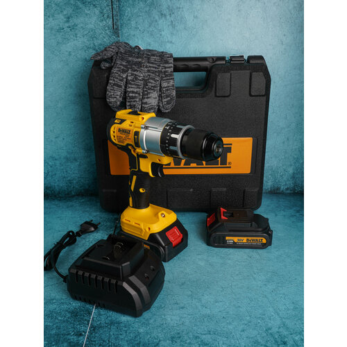 Шуруповерт 36V ударный 2АКБ дрель шуруповерт аккумуляторный 7700₽