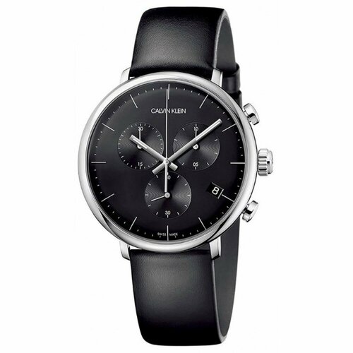 Наручные часы CALVIN KLEIN High Noon K8M271C1, черный, серебряный