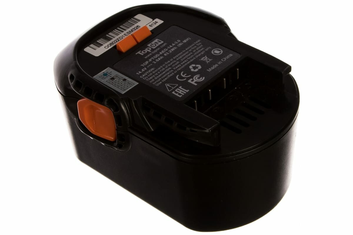 Батарея аккумуляторная TopON TOP-PTGD-AEG-14.4-3.0 14.4В 3Ач NiMh (102039) - фото №3
