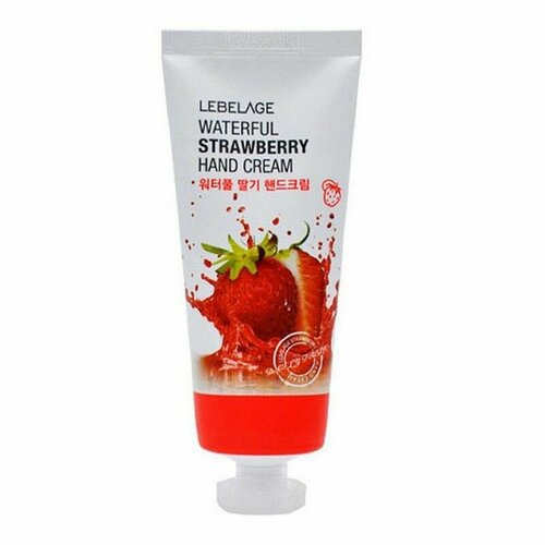 LEBELAGE Крем для рук Waterful Strawberry Hand Cream, с экстрактом клубники, 40 мл