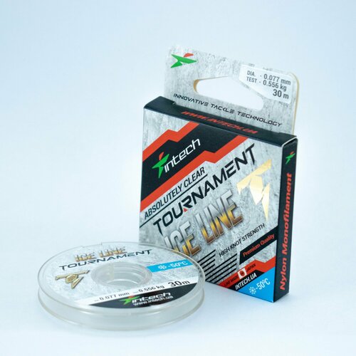 леска intech tournament ice line 30m 0 065mm Леска Intech Tournament Ice Line 30m 0.077mm