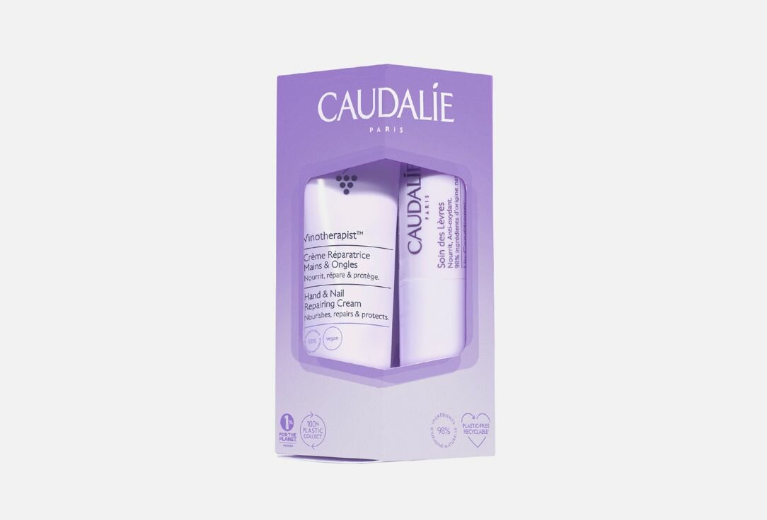 Набор для ухода за кожей рук и губ CAUDALIE Vinotherapist LipHand Duo