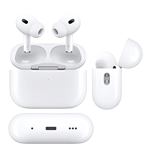 Беспроводные наушники с шумоподавлением для iOS и Android Премиум качество Зарядка USB Type-C Белые 1590₽