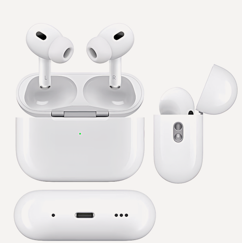 Изображение товара Наушники беспроводные с шумоподавлением для iOS и Android, зарядка Type-C, с чехлом в комплекте