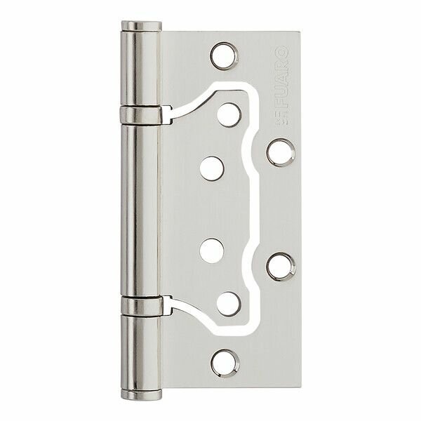 фото Петля Fuaro бабочка универсальная неразъемная 100х75 мм матовый никель