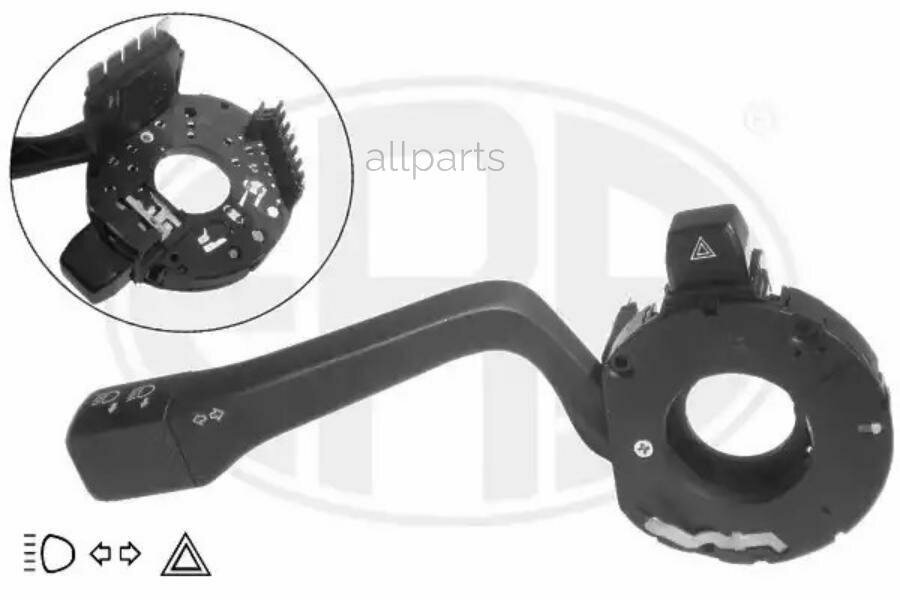 ERA 440436 Переключатель подрулевой SEAT: TOLEDO I (1L) 1.6 i/1.8 16V/1.8 GT/1.8 i/1.9 D/1.9 TD/1.9 TDI/2.0 i/2.0 i 16V 91-99\VW: GOLF II (19E, 1G1) 1.0/1.3/1.3 KAT/1.6/1.6 D/1.6 TD