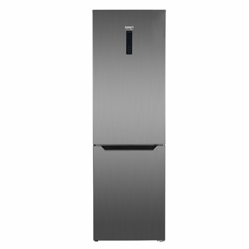 Холодильник KRAFT TNC-NF502X, двухкамерный, нержавеющая сталь - фото №5