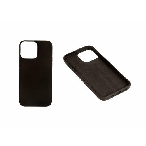 Case / Чехол для Apple iPhone 13 Pro Max матовый силикон, Черный черный