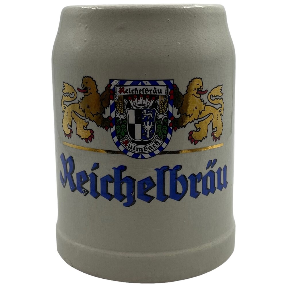 Пивная кружка "Reichelbräu", 0.5 л, керамика, 1990-2000 гг, Германия (нюанс)