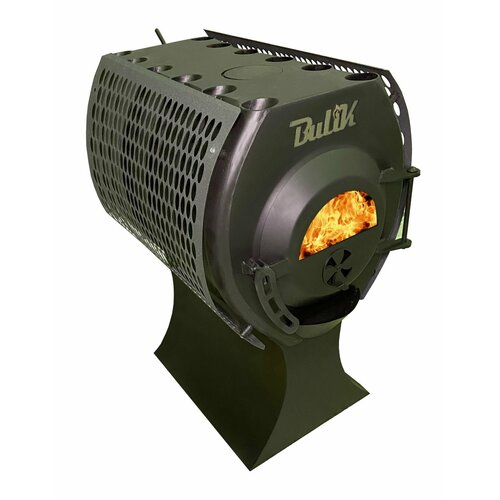 Печь отопительная дровяная длительного горения Bulik 280 PLUS Стекло с экранами 56880₽