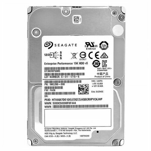 Жесткий диск Seagate 1MG200 300Gb SAS 2,5 HDD