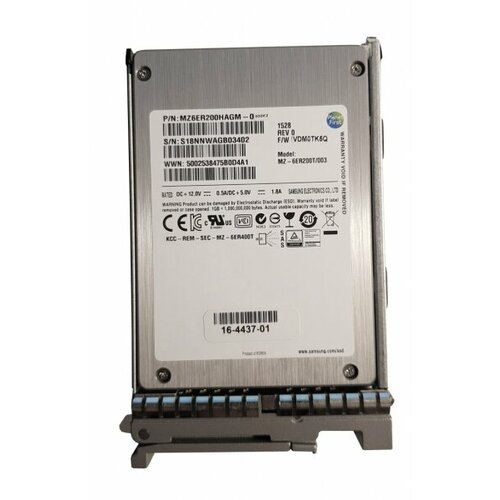 Жесткий Диск UCS-SD200G0KS2-EP 200Gb SAS 25 SSD 45020₽