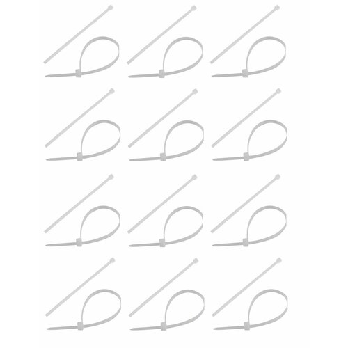 Park Хомут-стяжка нейлон 100шт 100х25мм белый 12 уп 755₽