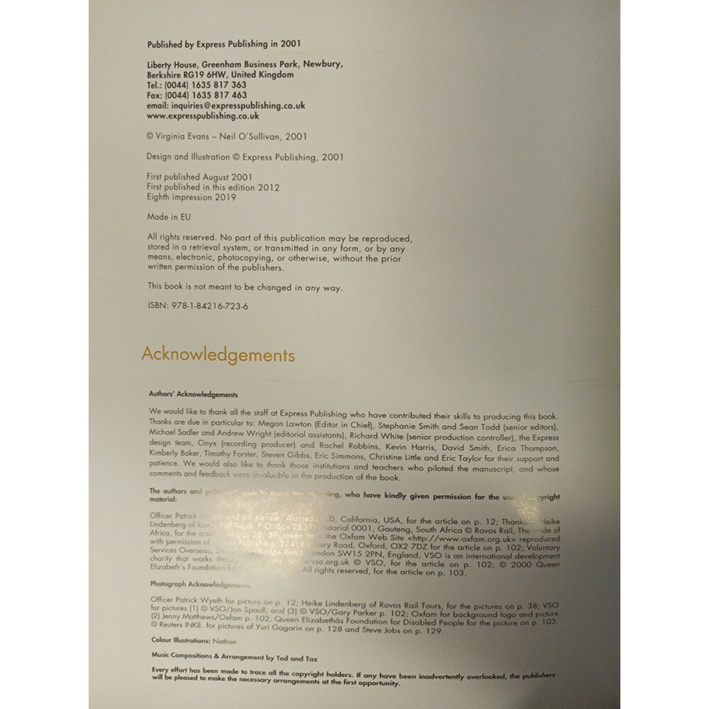 Книга Express Publishing Evans Virginia "Click on 3. Student's Book (+ Audio CD)" - фото №6
