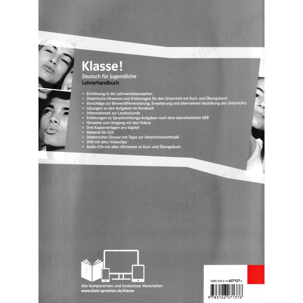 Klasse! A2. Deutsch für Jugendliche. Lehrerhandbuch mit 4 Audio-CDs und Video-DVD - фото №2