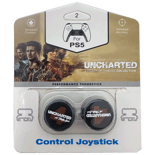 Силиконовые накладки + насадки на стики геймпада Sony PlayStation PS4/PS5/Xbox [Uncharted 4][Black] накладки на стики для джойстика dualsense dualshock xbox зелёный 2шт