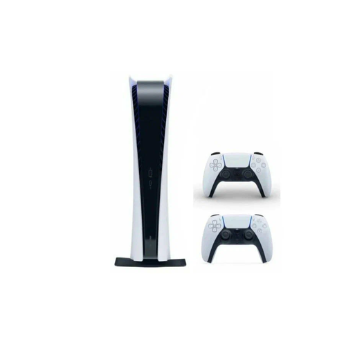 Игровая приставка Sony PlayStation 5 Slim Digital Edition без дисковода 1000 ГБ SSD без игр белый 2-й геймпад 6694000₽