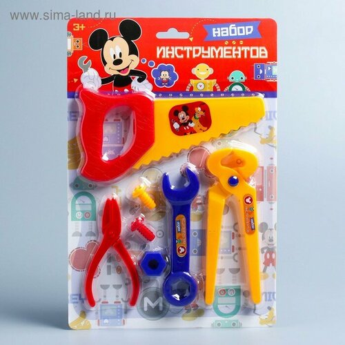 набор инструментов mickey микки маус 7 предметов цвет микс Набор инструментов «Mickey» Микки Маус, 7 предметов, цвет микс