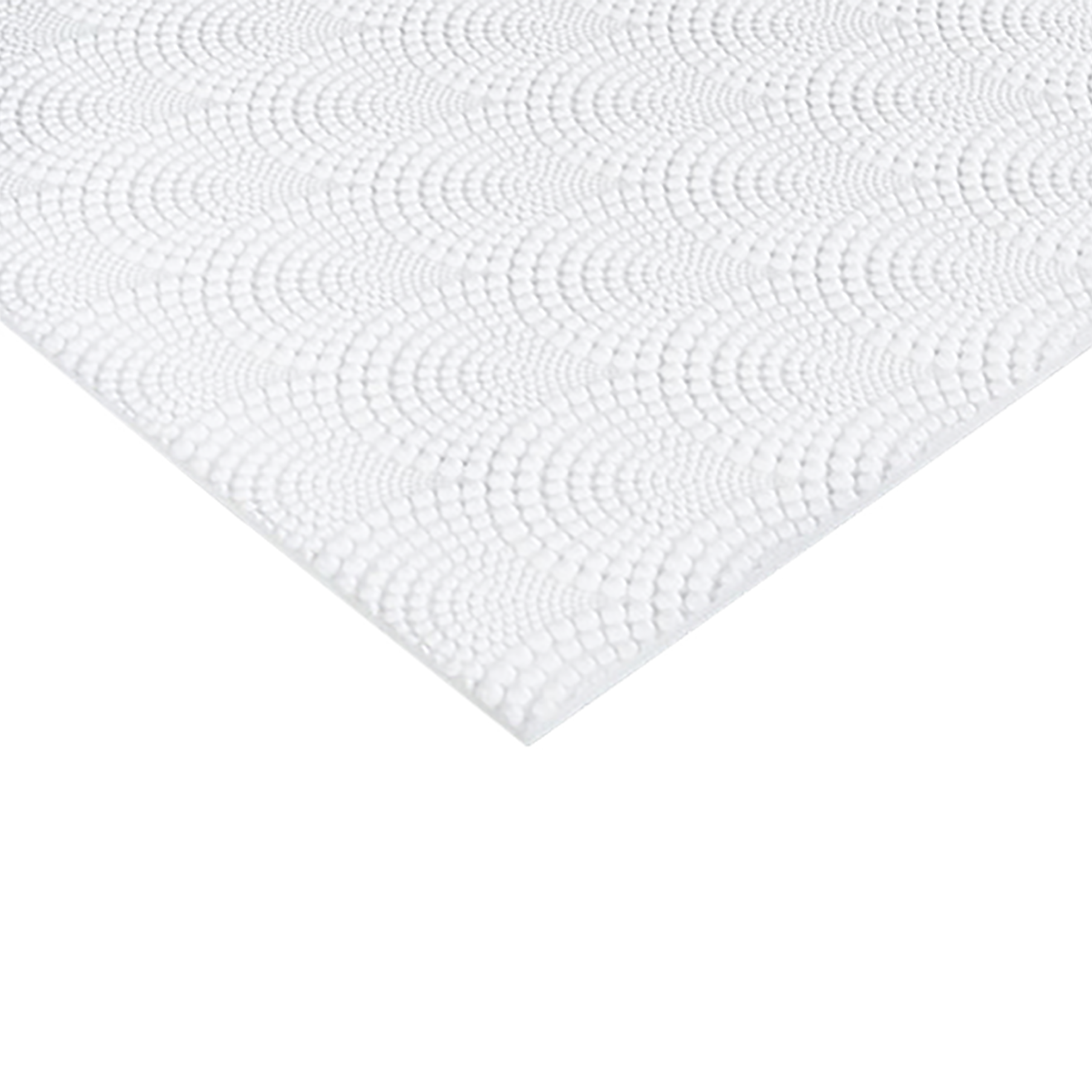 Плитка потолочная бесшовная полистирол белая Формат Веер 50 x 50 см 2 м²