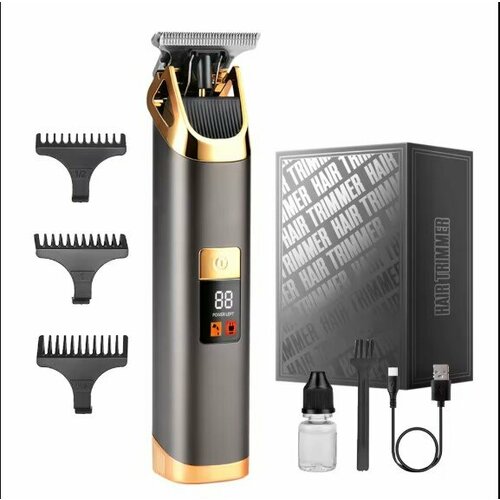 Профессиональный беспроводной триммер машинка для стрижки волос бороды и усовсалоннаядомашняяуход за волосамидля дома 199900₽