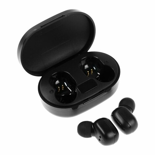 Наушники беспроводные Maxvi MHF-101BT UP TWS вакуумные микрофон BT 53 200 мАч черные 1099₽