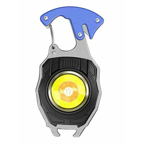 Фонарик брелок светодиодный карманный мультифункциональный карманный фонарик брелок 6в1