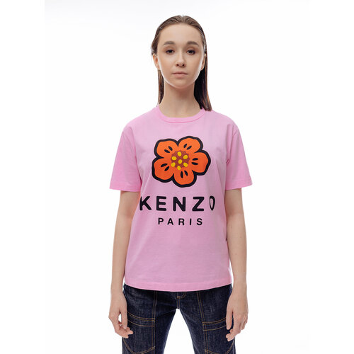 Футболка KENZO, размер M, розовый эспадрильи kenzo boke flower розовый