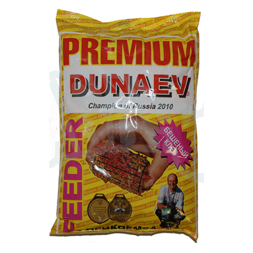 Прикормка DUNAEV-PREMIUM 1 кг Фидер (река) прикормка dunaev premium карп сазан клубника 1000гр