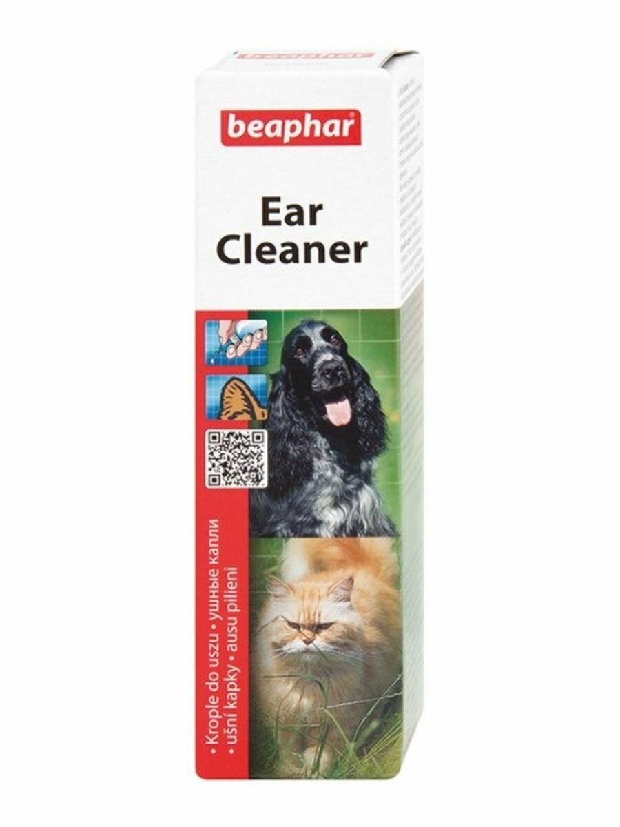 Средство для чистки ушей собак и кошек, 50мл