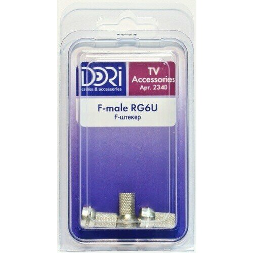 Другие товары 12 DORI Штекер F RG6д20mm набор 3 шт2340 цена за блистер DORI 290₽