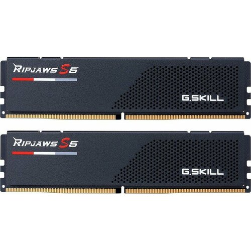 Модуль памяти 64GB (2x32GB) G.SKILL RIPJAWS S5, DDR5, 6000MHz CL36 (36-36-36-96) 1.35V / F5-6000J3636F32GX2-RS5 K / Black