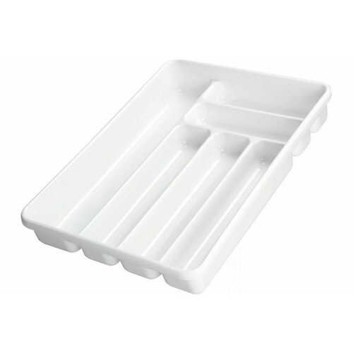 Лоток для столовых приборов COSMOPLAST 6-ти местный 40x30x6 см пластик цвет ассорти 2142 1459₽