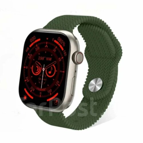 Смарт часы HK9 PRO Smart Watch HK9 PRO plus серо-зеленые 299900₽