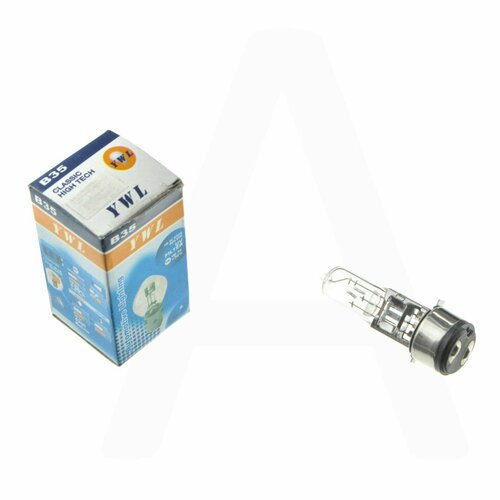 Лампа BA20D 2 уса 12V 35W35W белая YWL 522₽