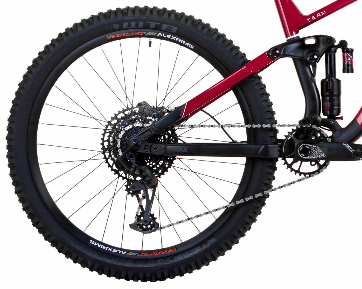 Велосипед Stinger Magnum Team 27.5" (2024) (Велосипед STINGER 27.5" MAGNUM TEAM красный, алюминий, размер XL)