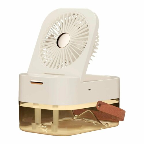 Увлажнитель воздуха с вентилятором настольный портативный белый 129900₽