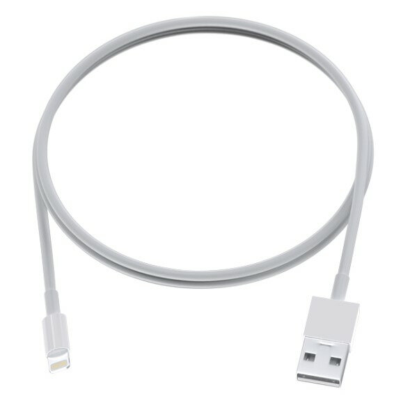 Кабель USB 2.0 Тип A - Lightning Ritmix RCC-122 White — фото 1