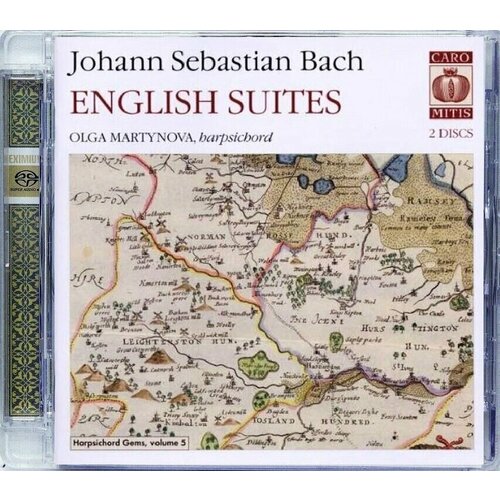 Bach-Enlish Suite-Olga Martynova, harpsichord [Super Jewel Case] < Caro Mitis SACD EC (Компакт-диск 2шт) Бах