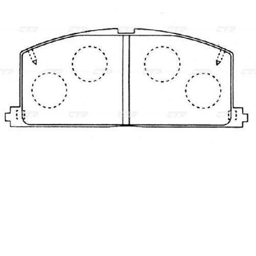 Ремкомплект суппорта GK-112 gbrake 1шт 1375₽