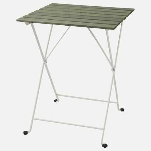 Изображение товара TARNO Стол для улицы IKEA, белый/зеленый 55x54 см (70530954)