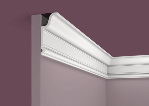 Изображение товара Потолочный плинтус / Карниз RT020, 80х35, 2000мм, ARTIVA. Экополимер. Набор 8 шт.