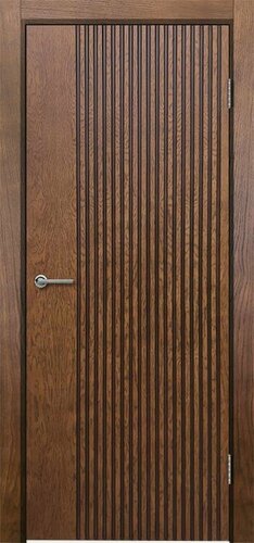 Изображение товара Комплект двери Верда Сити 3 Орех 2 шпон Орех 2 2000*900 +коробка и наличники