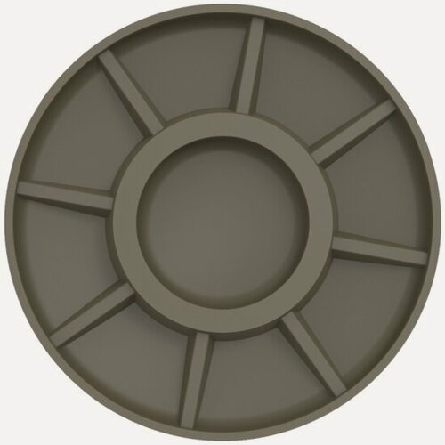 Изображение товара Крышка колодца "rostok" Rostok пластиковая коричневая