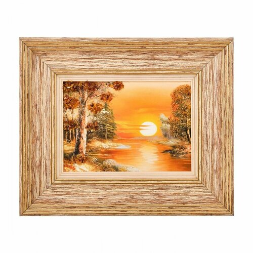 Картина из янтаря Красота природы с янтарной крошкой L-32см A2186977 1780₽