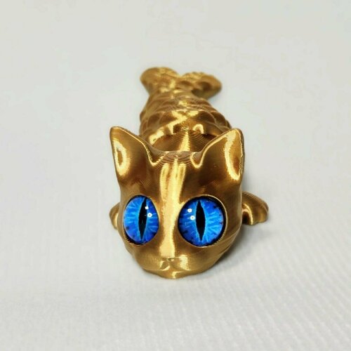 Котюшка подвижный дракончик Чудохвост развивающая игрушка-антистресс цвет Золото 650₽