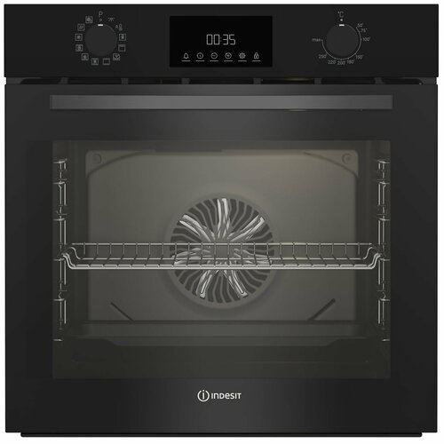 Электрический духовой шкаф Indesit IBFTE 3844 BL черный 25110₽