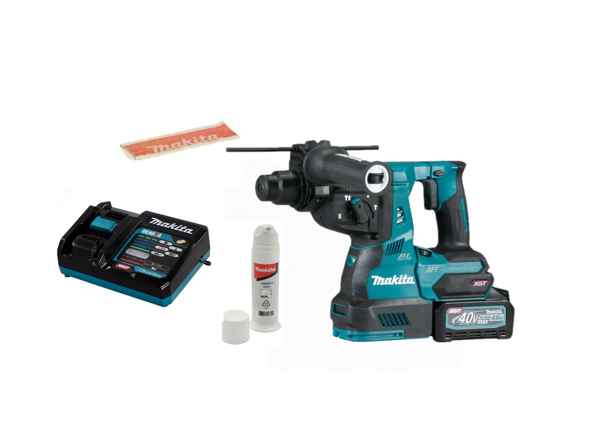 Аккумуляторный перфоратор Makita HR001GZM1 (з/у 1 x 40Ah 40V Li-Ion)