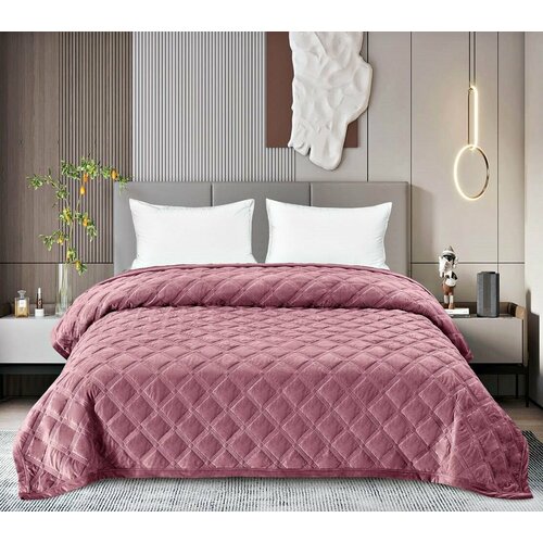 Покрывало 220х240 евро велюр Candies 4350₽