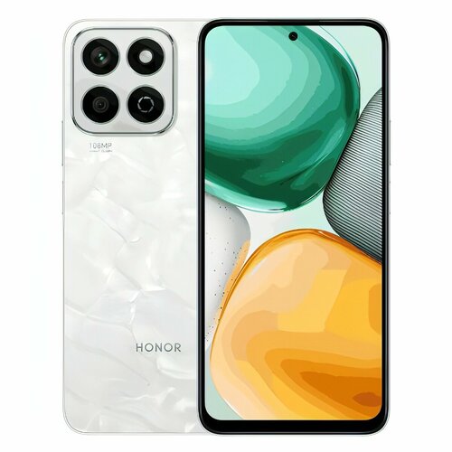 Смартфон HONOR X7c 6128GB Moonlight White 15999₽